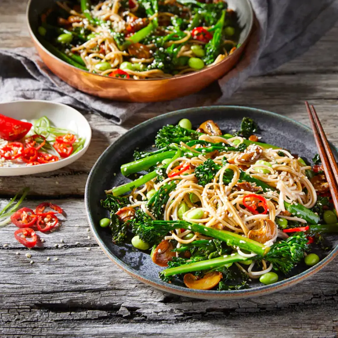 Teriyaki Soba Noodle Salad