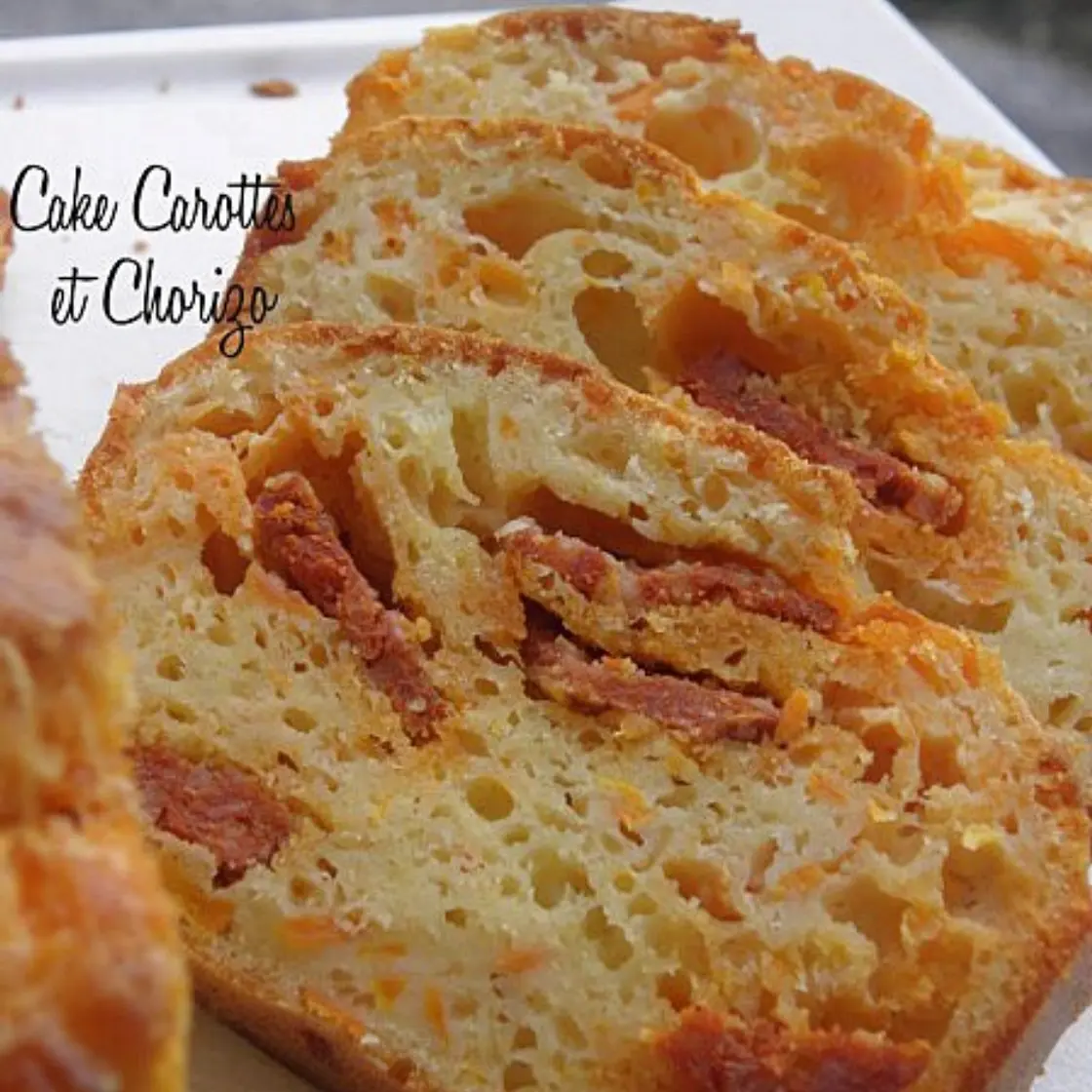 Cake carottes chorizo