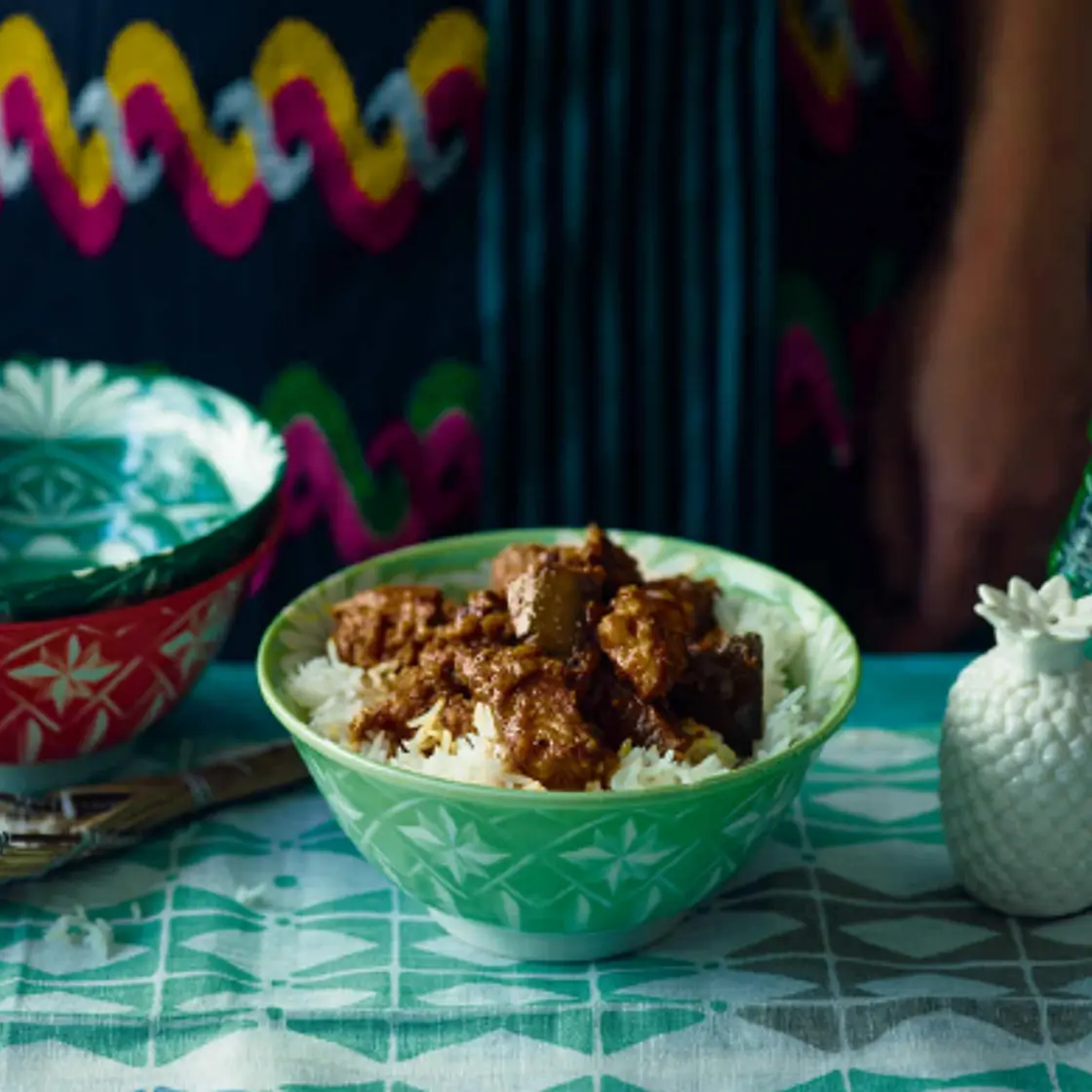 PORK AND MANGO PICKLE CURRY