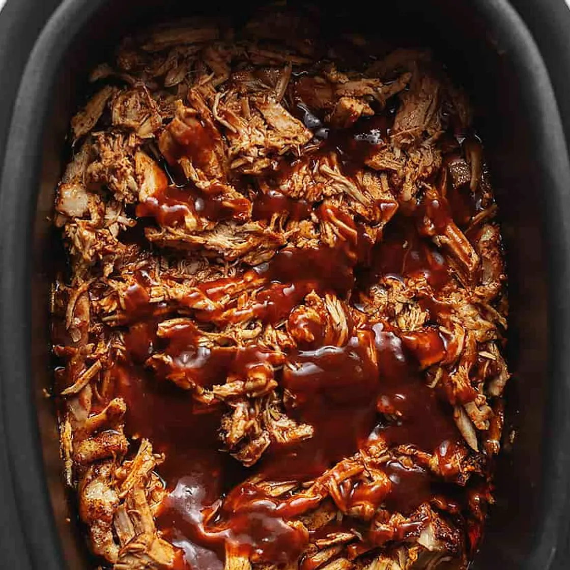 Slow Cooker Pork Loin - BBQ Pulled Pork