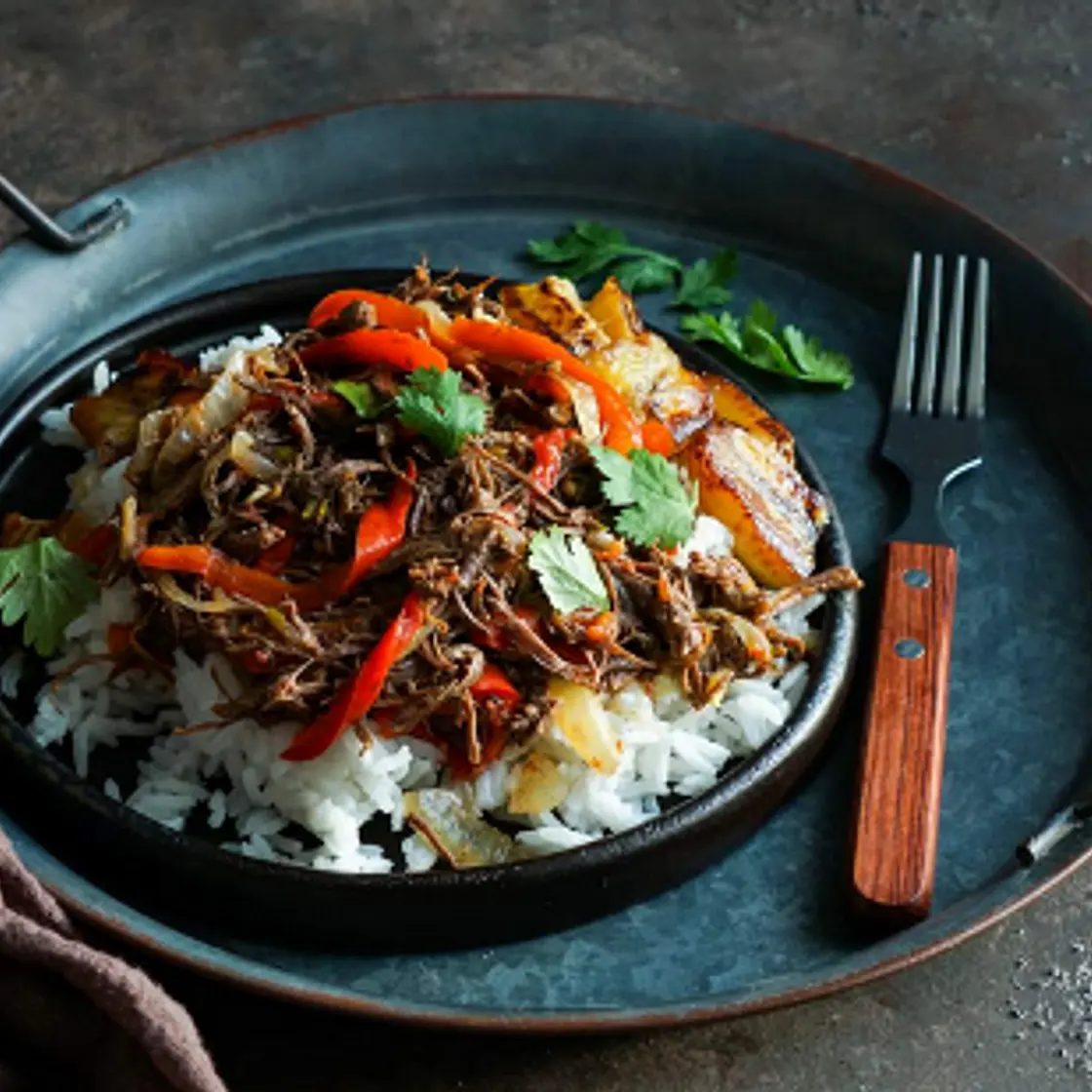 Shredded Beef Stew: Ropa Vieja