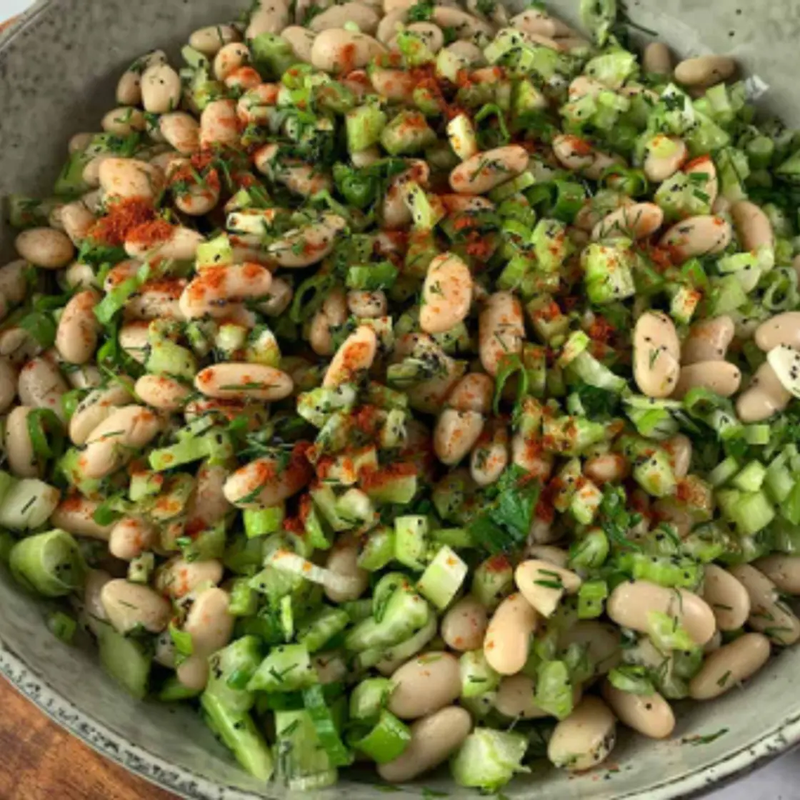 White Bean and Celery Salad (Dr. p. 188)