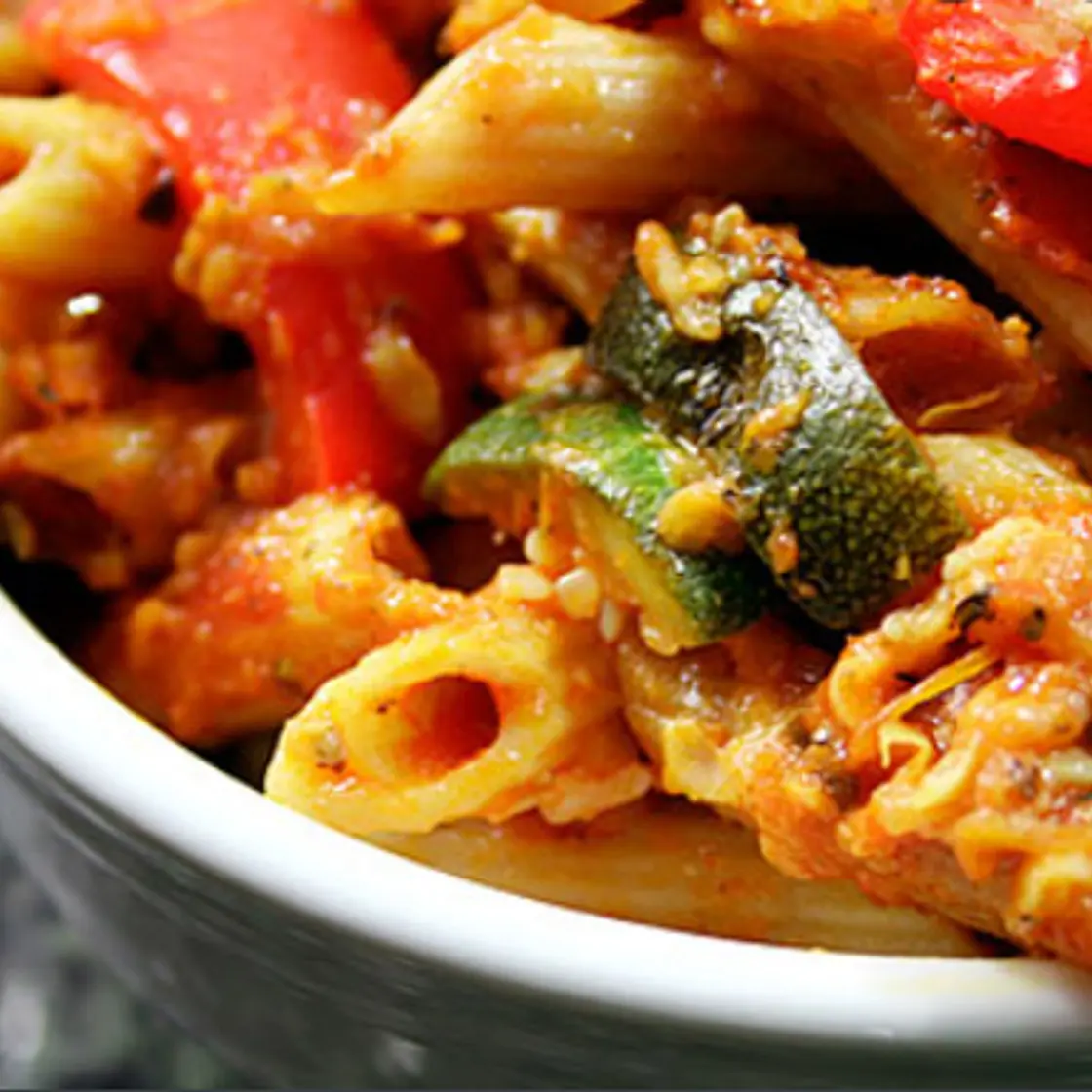 Penne with Roasted Vegetables