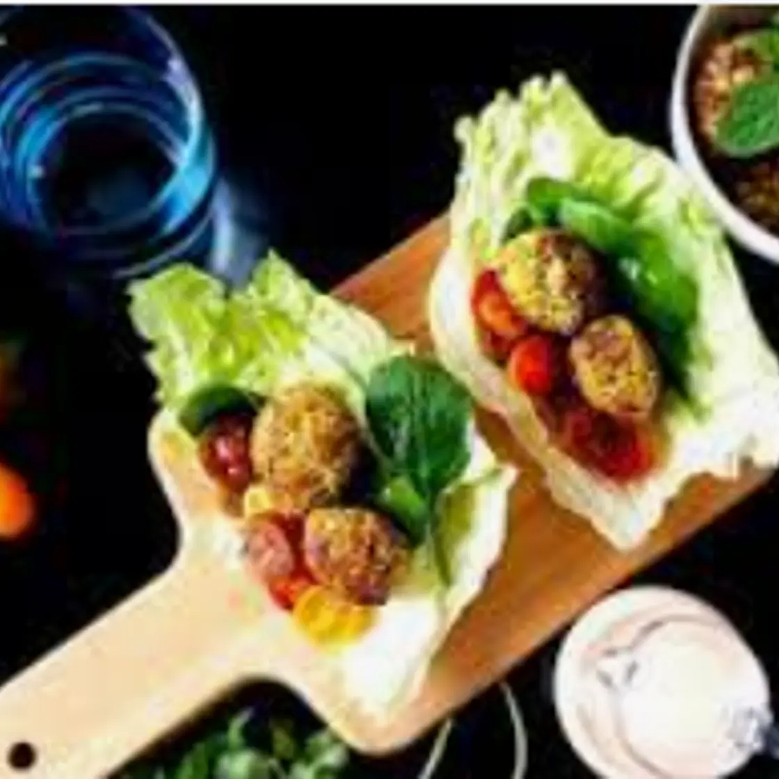 Falafel Lettuce Wraps (Dr. p. 210)