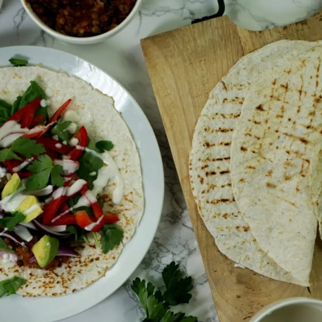 Massa de Tortilha/Wrap Low Carb Sem Glúten