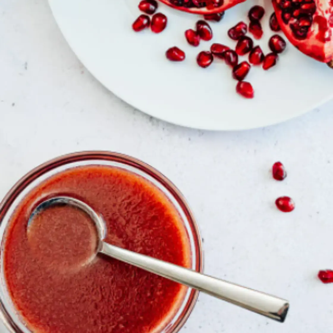 Pomegranate Dressing (More...Test Kitchen p.48)