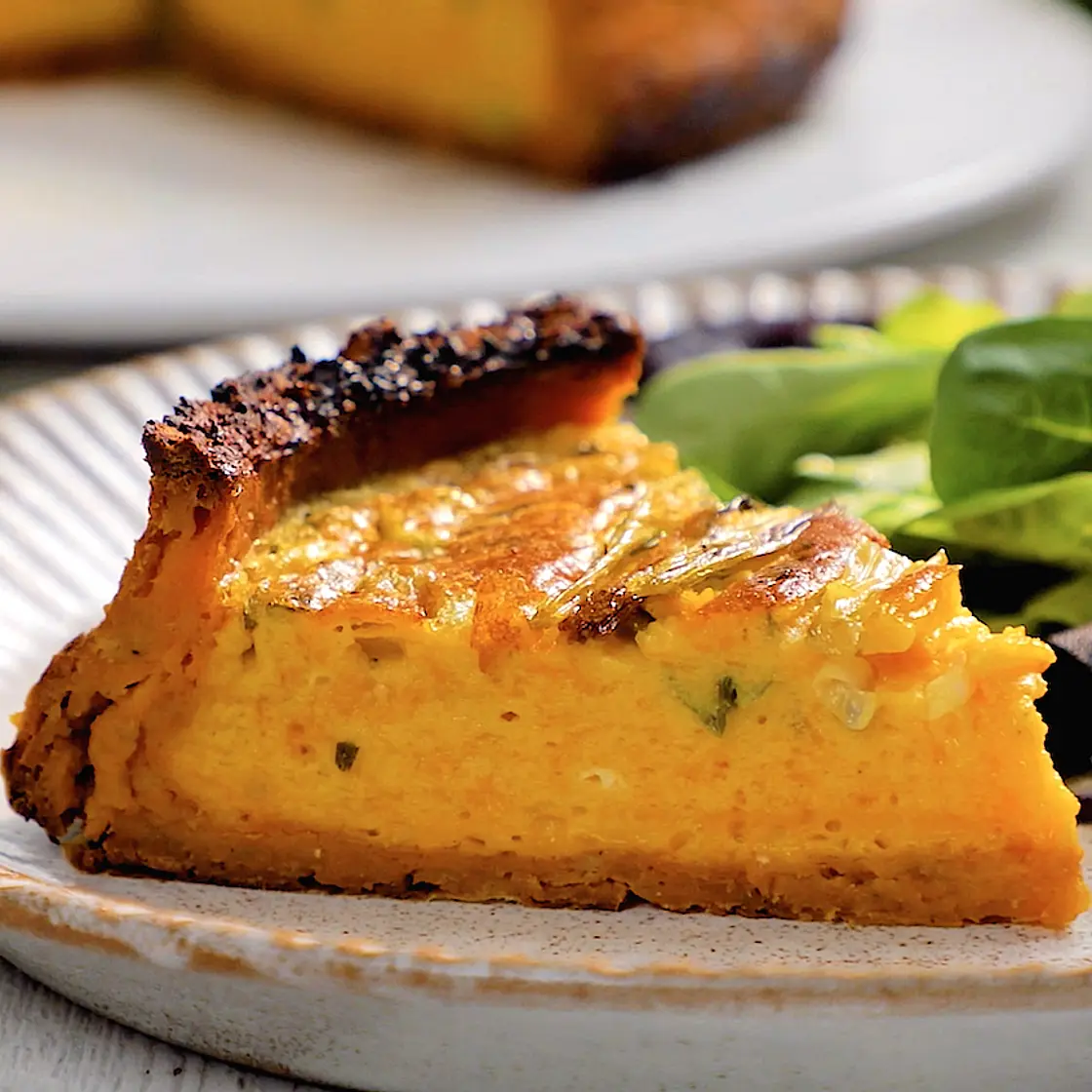 Quiche en croûte de patates douces