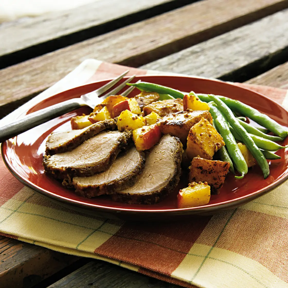 Heartland Pork, Potato, and Apple Bake