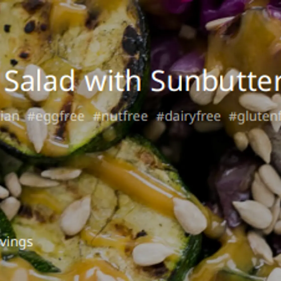 BBQ Farmer's Market Salad with Sunbutter Dressing