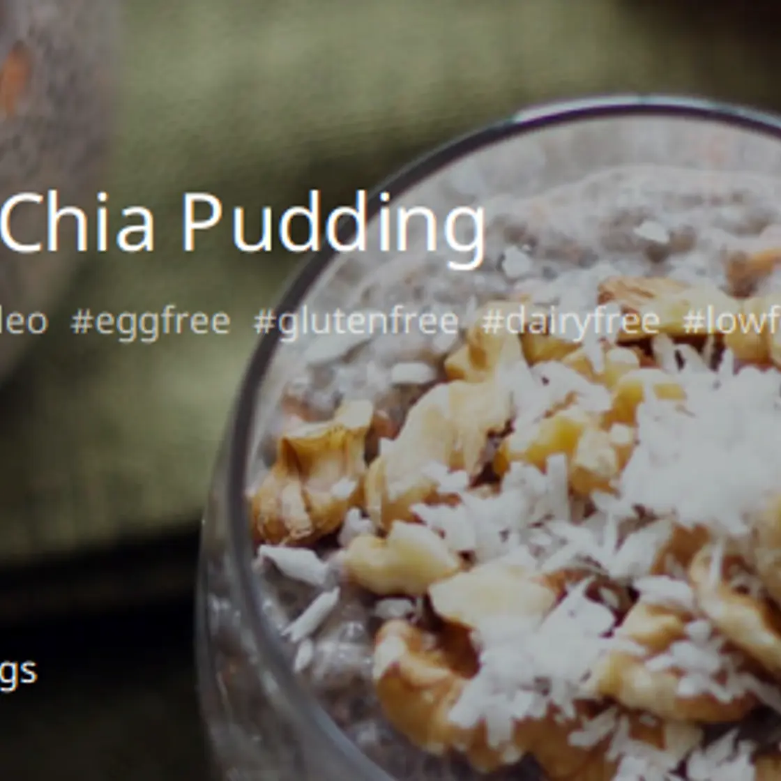 Nut Free Carrot Cake Chia Pudding