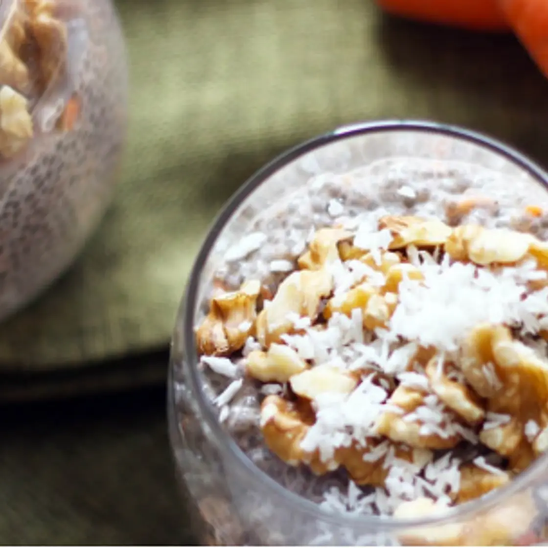 Carrot Cake Chia Pudding