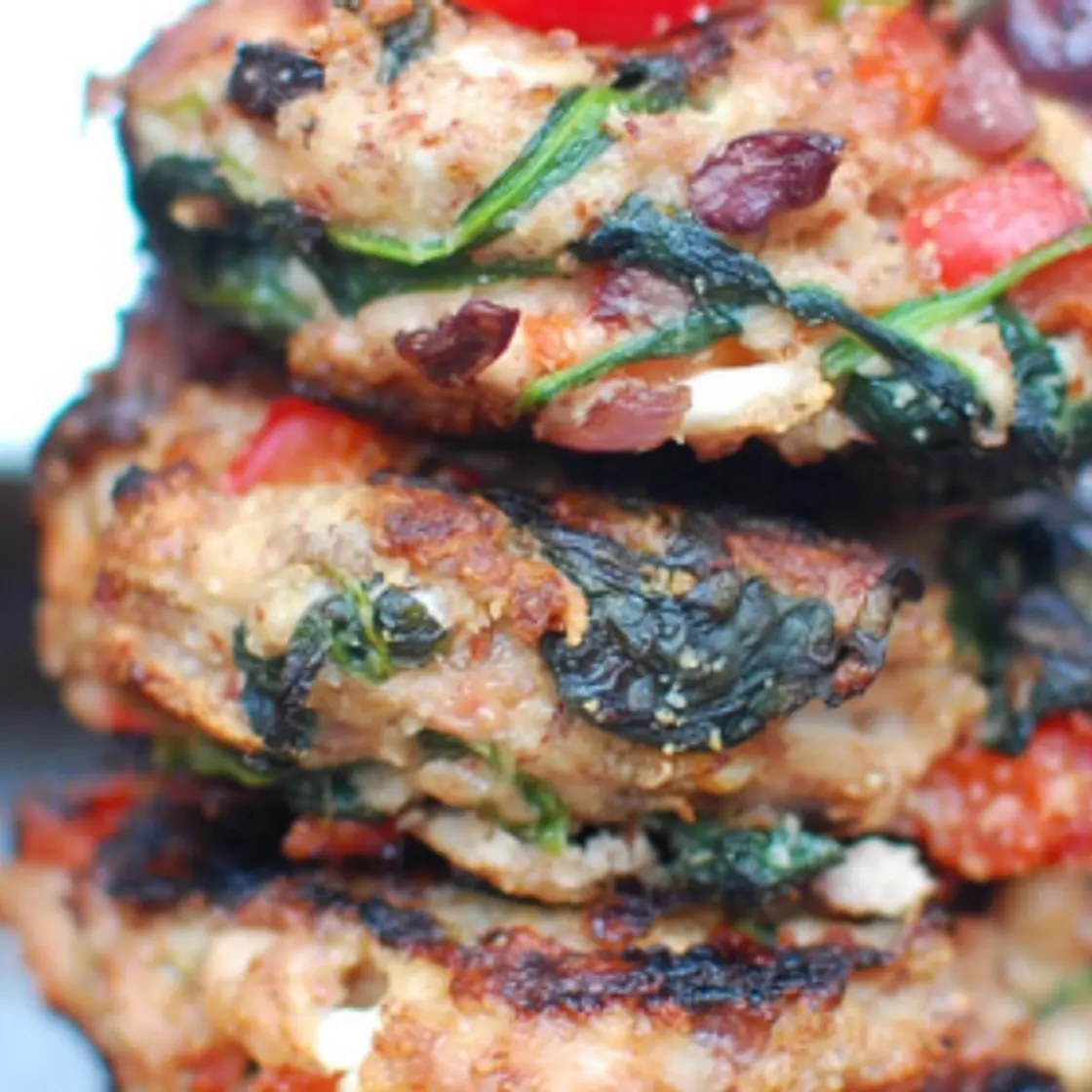Greek Chicken Burgers