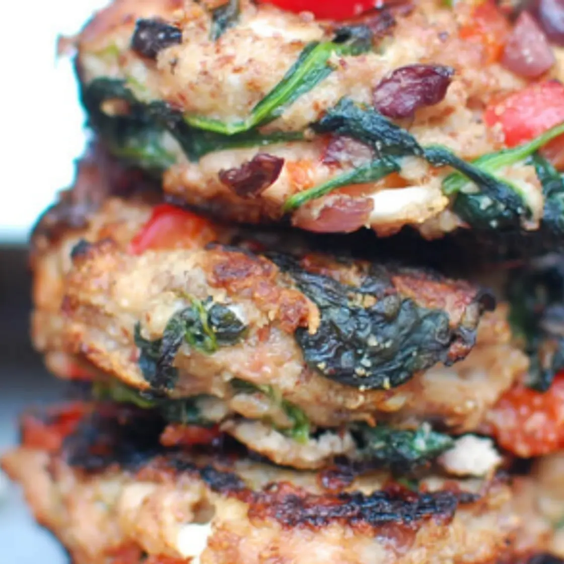 Greek Chicken Burgers Nut Free