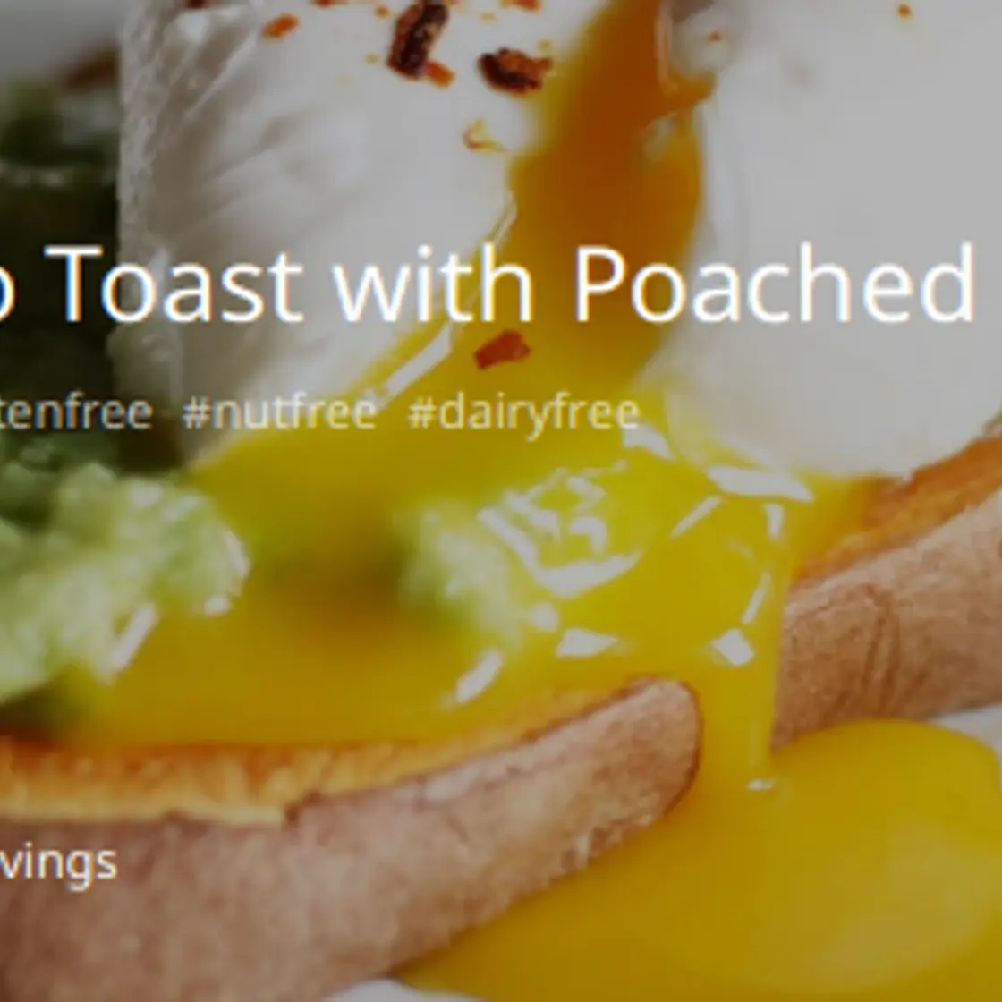 Avocado Sweet Potato Toast with Poached Egg