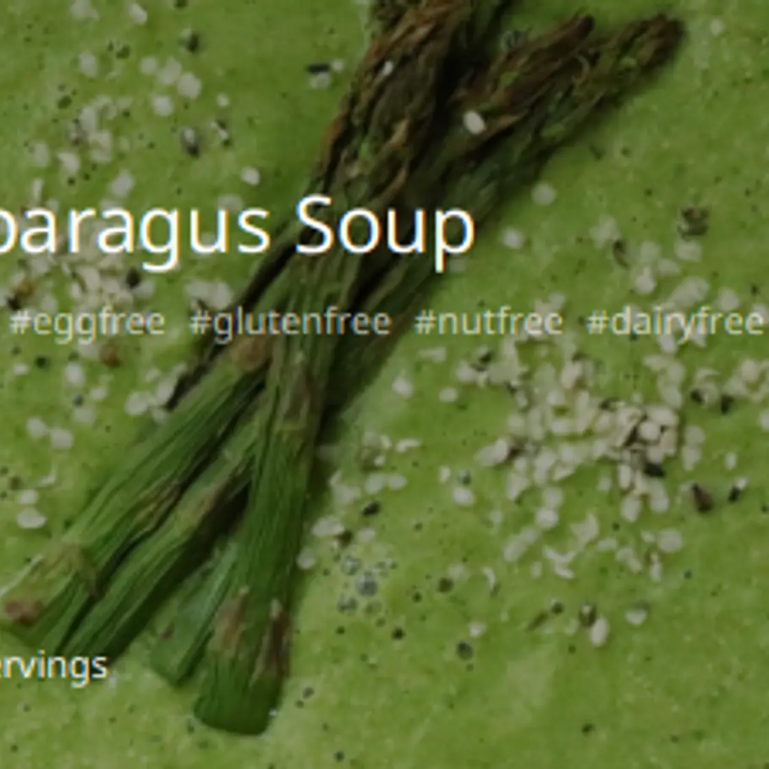 Cream of Celery & Asparagus Soup