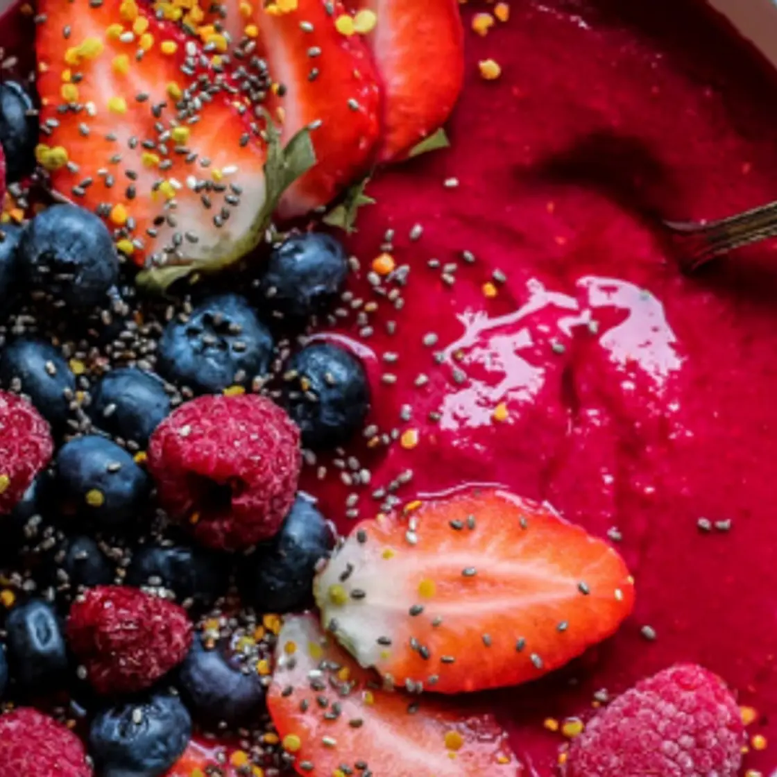 Berry Beet Smoothie Bowl No Nuts