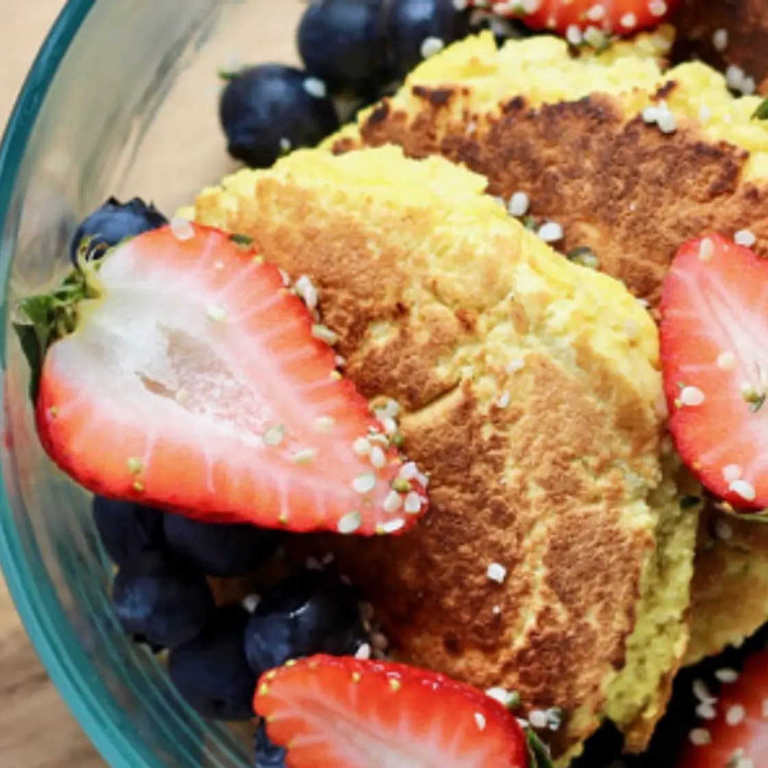 Meal Prep Coconut Flour Pancakes