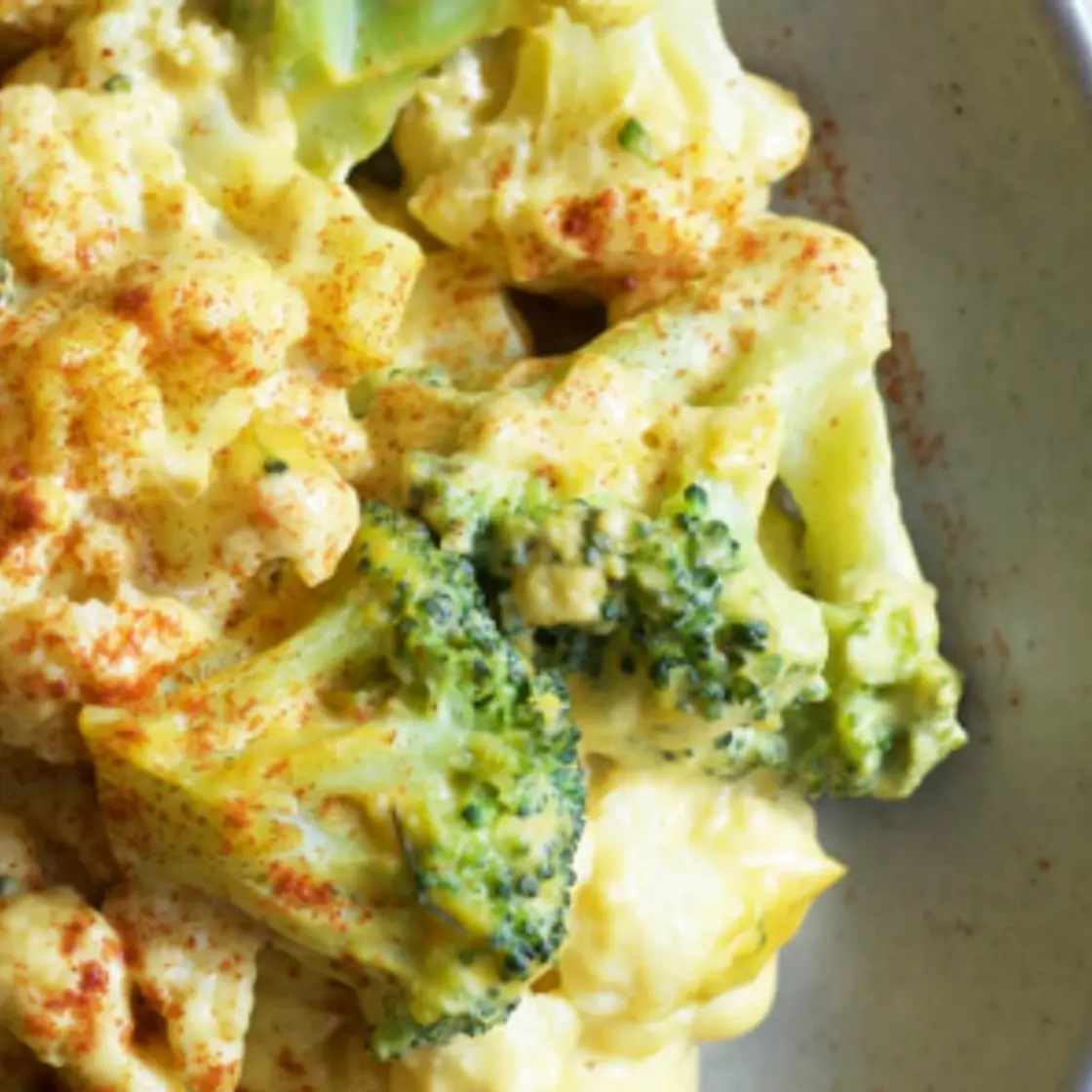 Cheesy Cauliflower & Broccoli Casserole