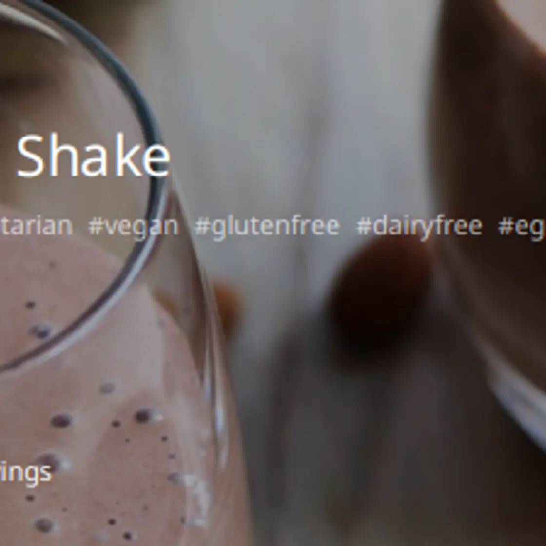 Chocolate Cauliflower Shake