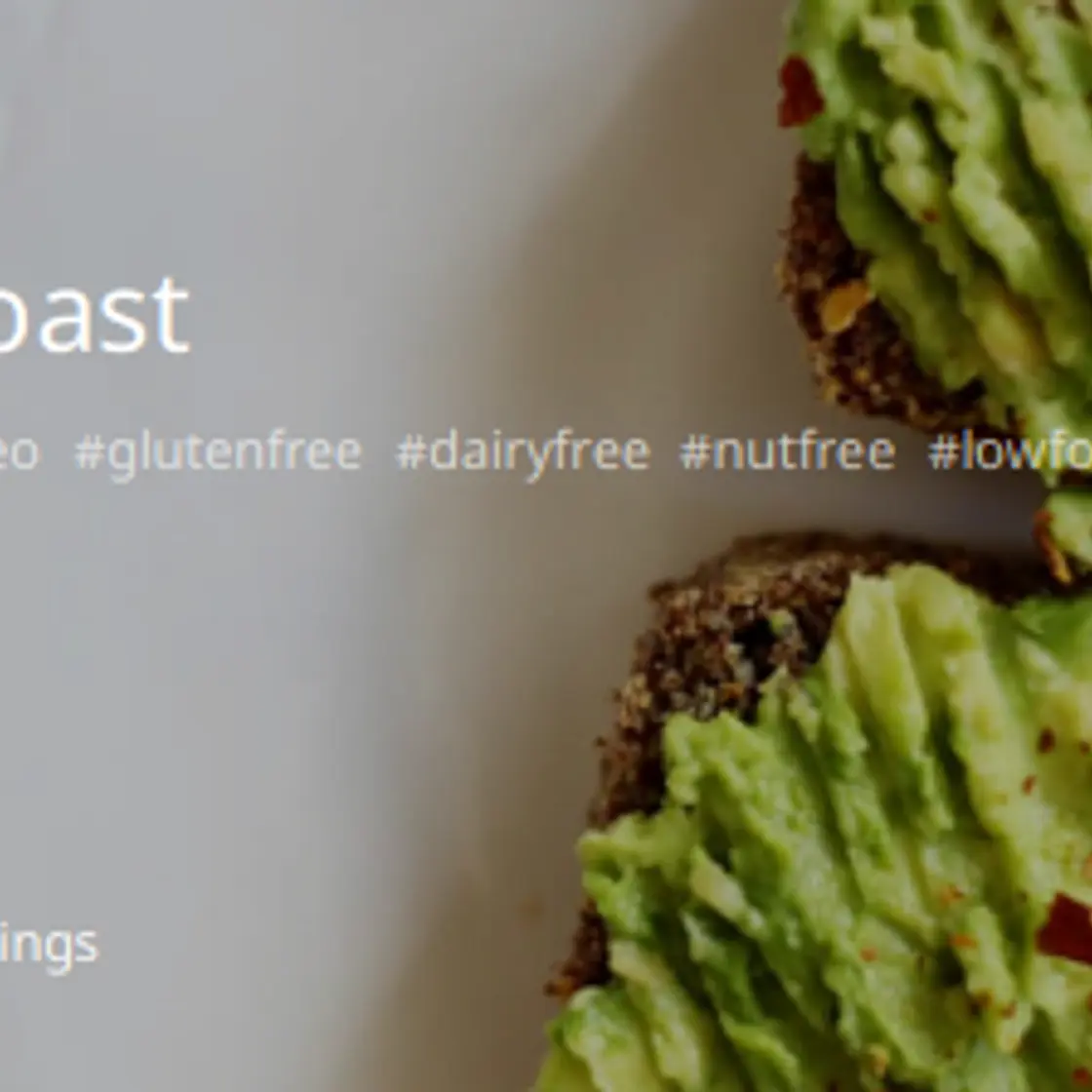 Flax Bread Avocado Toast
