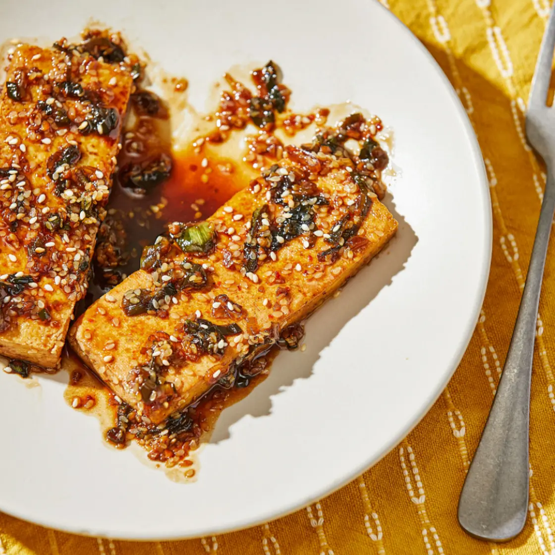 Korean-Style Spicy Braised Tofu