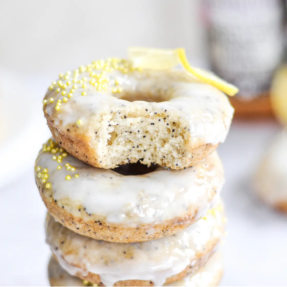 Lemon Poppy Seed Donuts