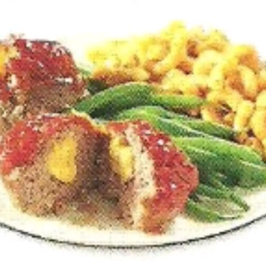 Mini Cheese-Stuffed Meatloaf Dinner
