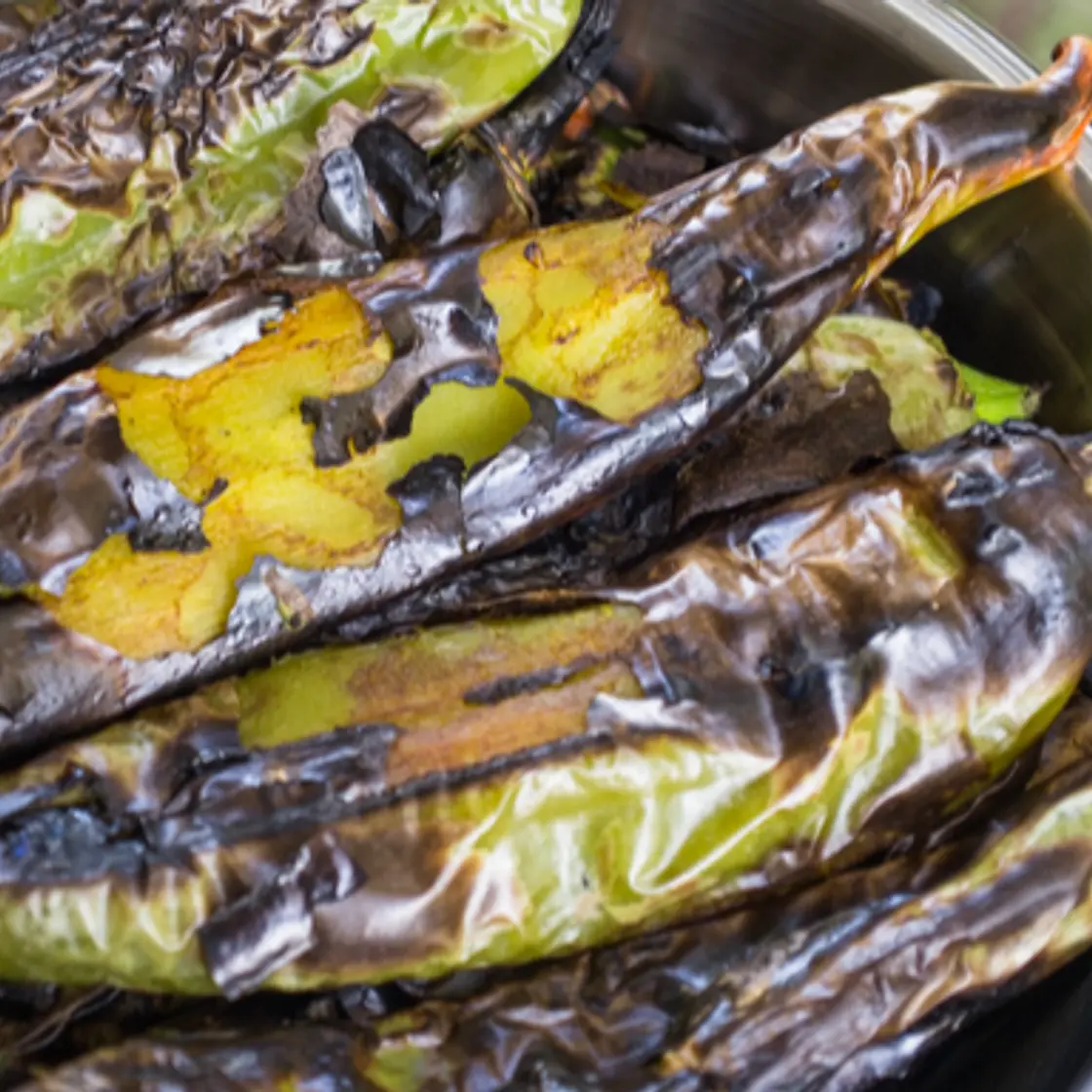 Shakshuka with Green Chile and Dukkah