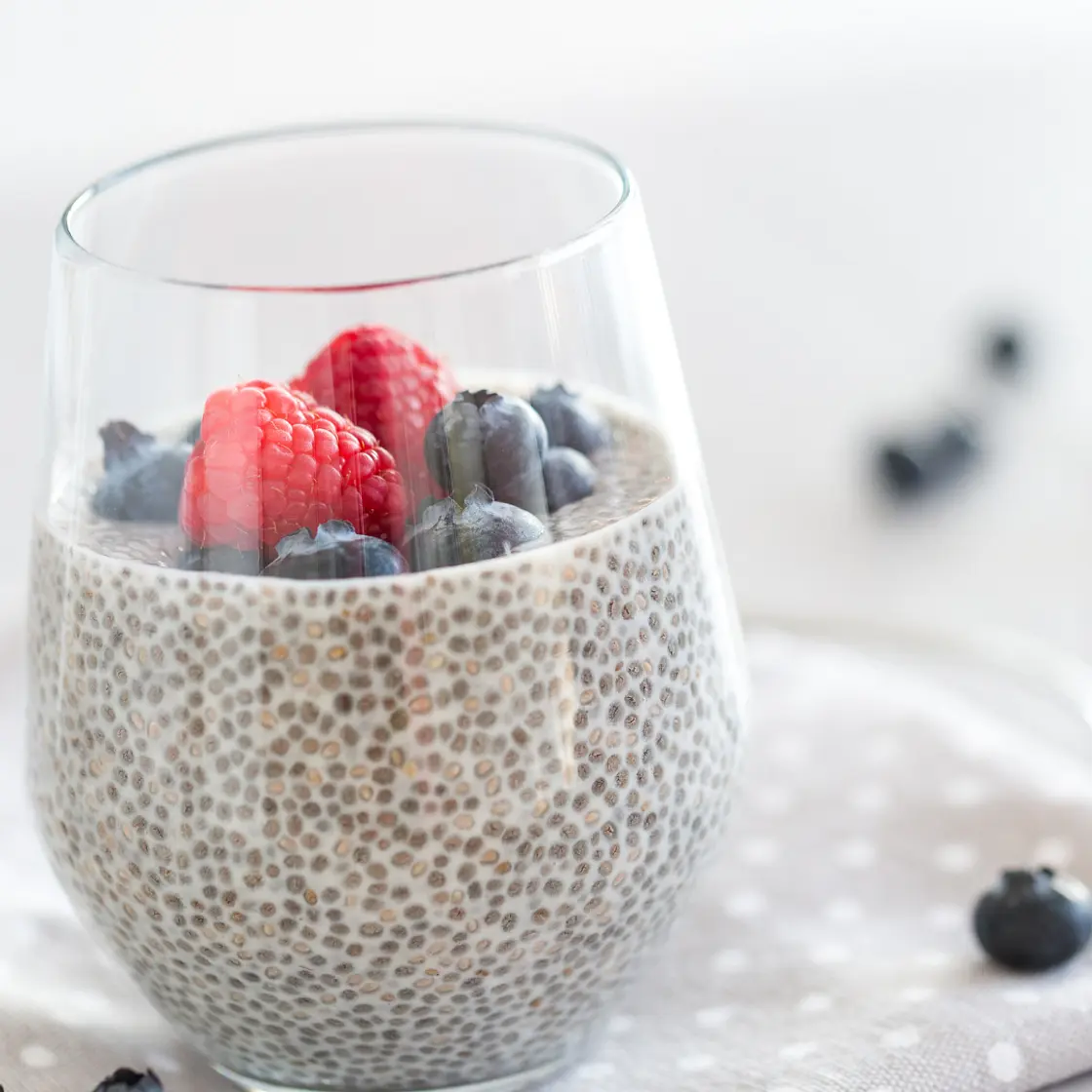 Berry Chia Breakfast Pudding