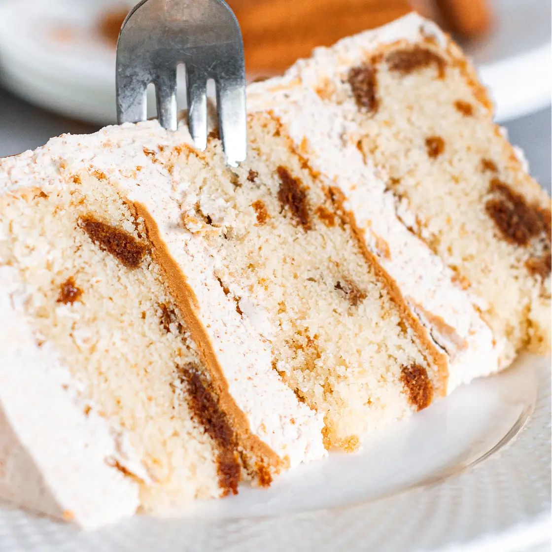 Dairy-Free Biscoff Cookie Butter Cake