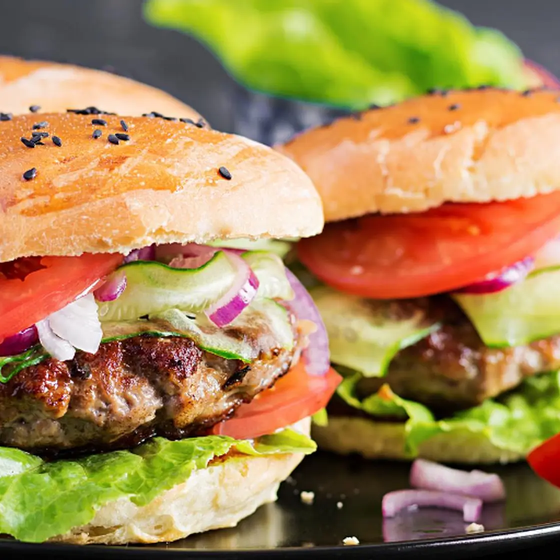 The ultimate Manx beef burger
