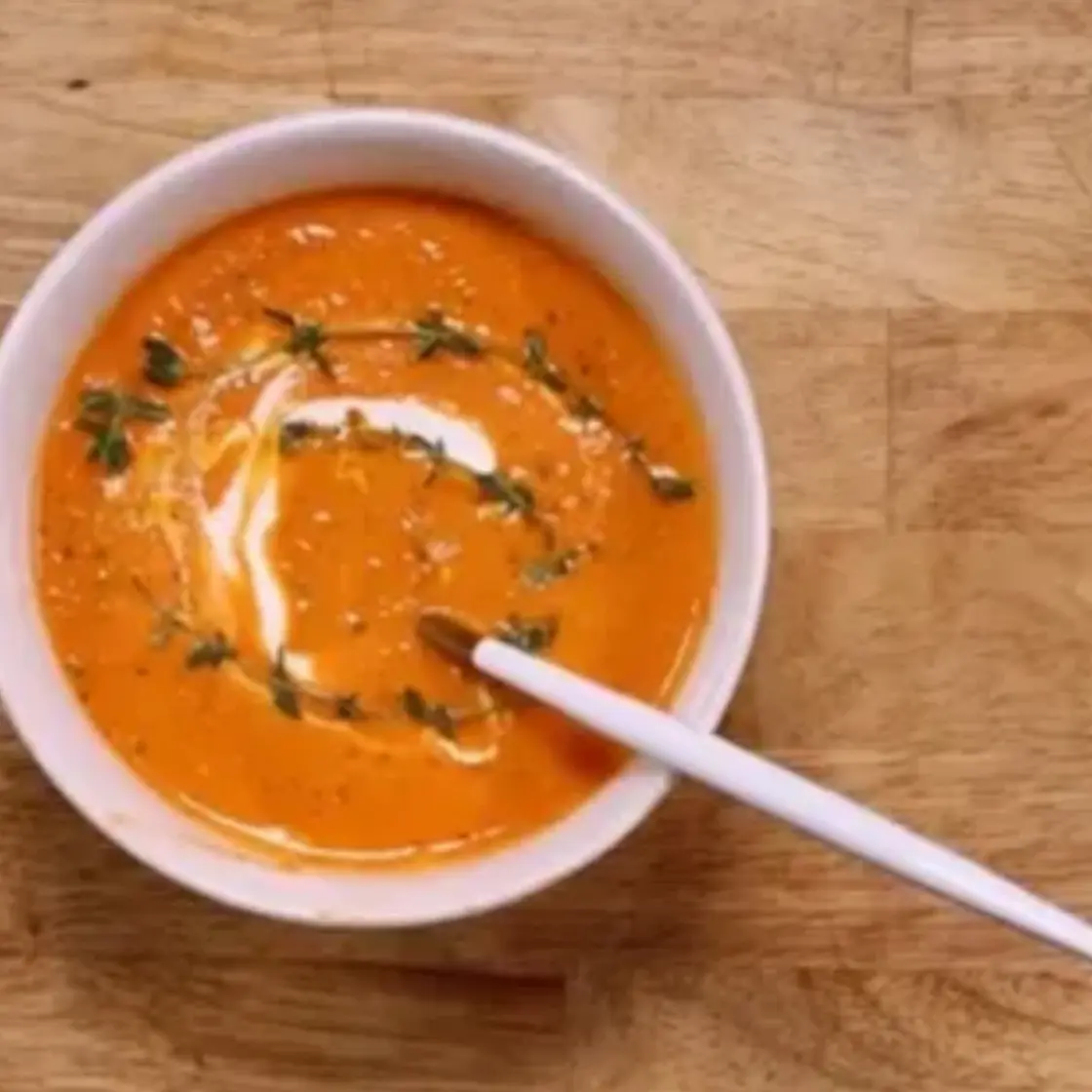 Homemade Tomato Bisque Soup