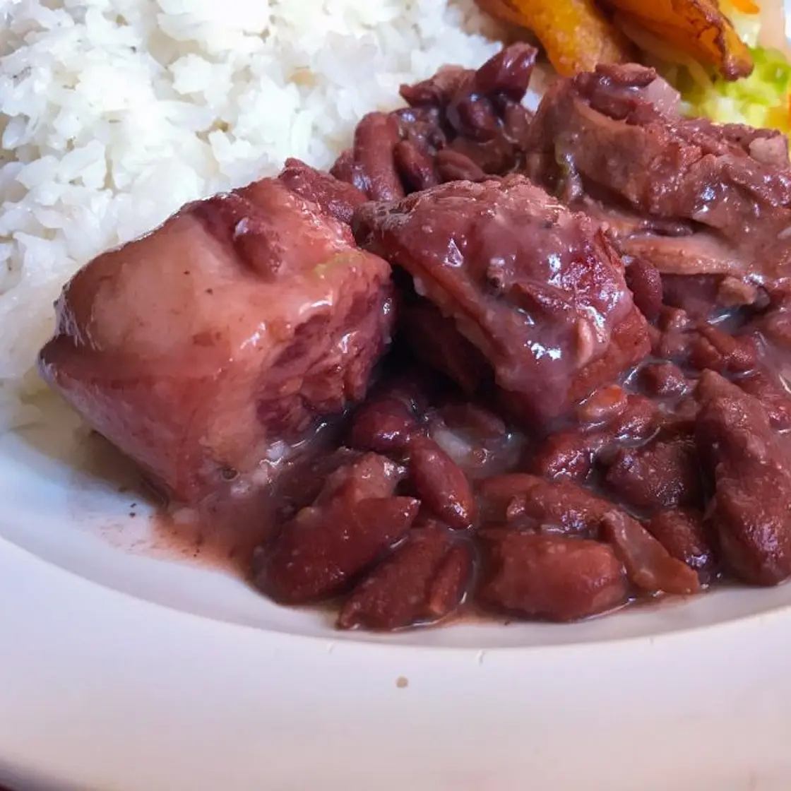 Salt Beef & Beans (Red Peas)