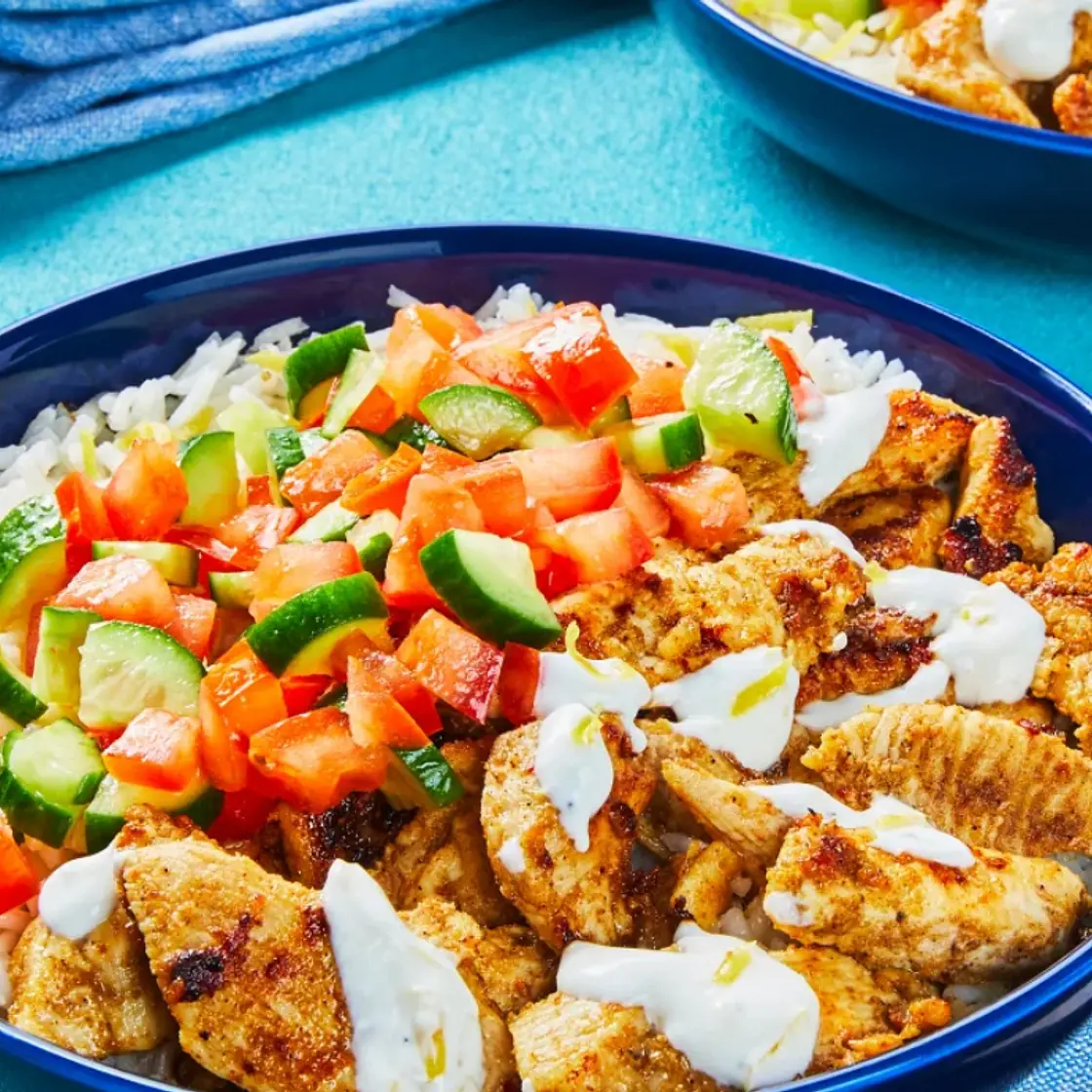 Turkish Chicken and Rice Bowls