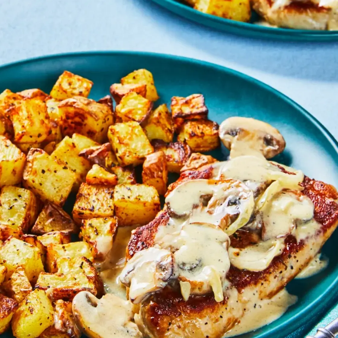 Chicken Breasts in Creamy Dijon Mushroom Sauce