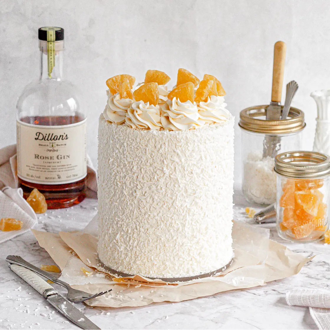 Pina Colada Cake (Dairy-Free)