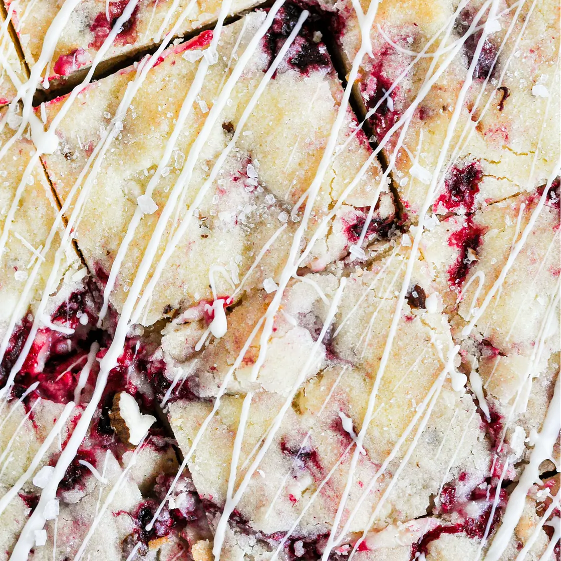 Raspberry Blondies