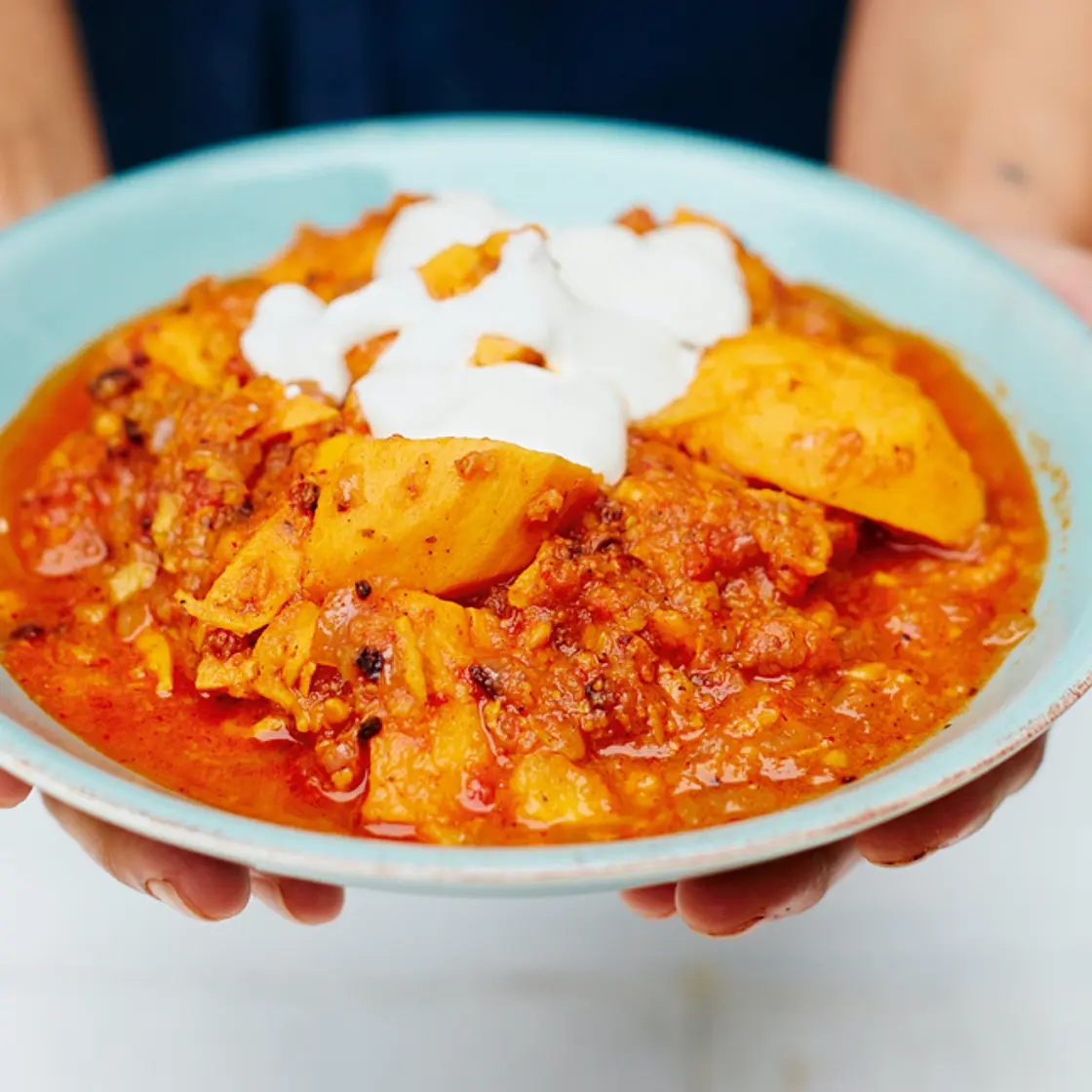 Sweet potato vindaloo