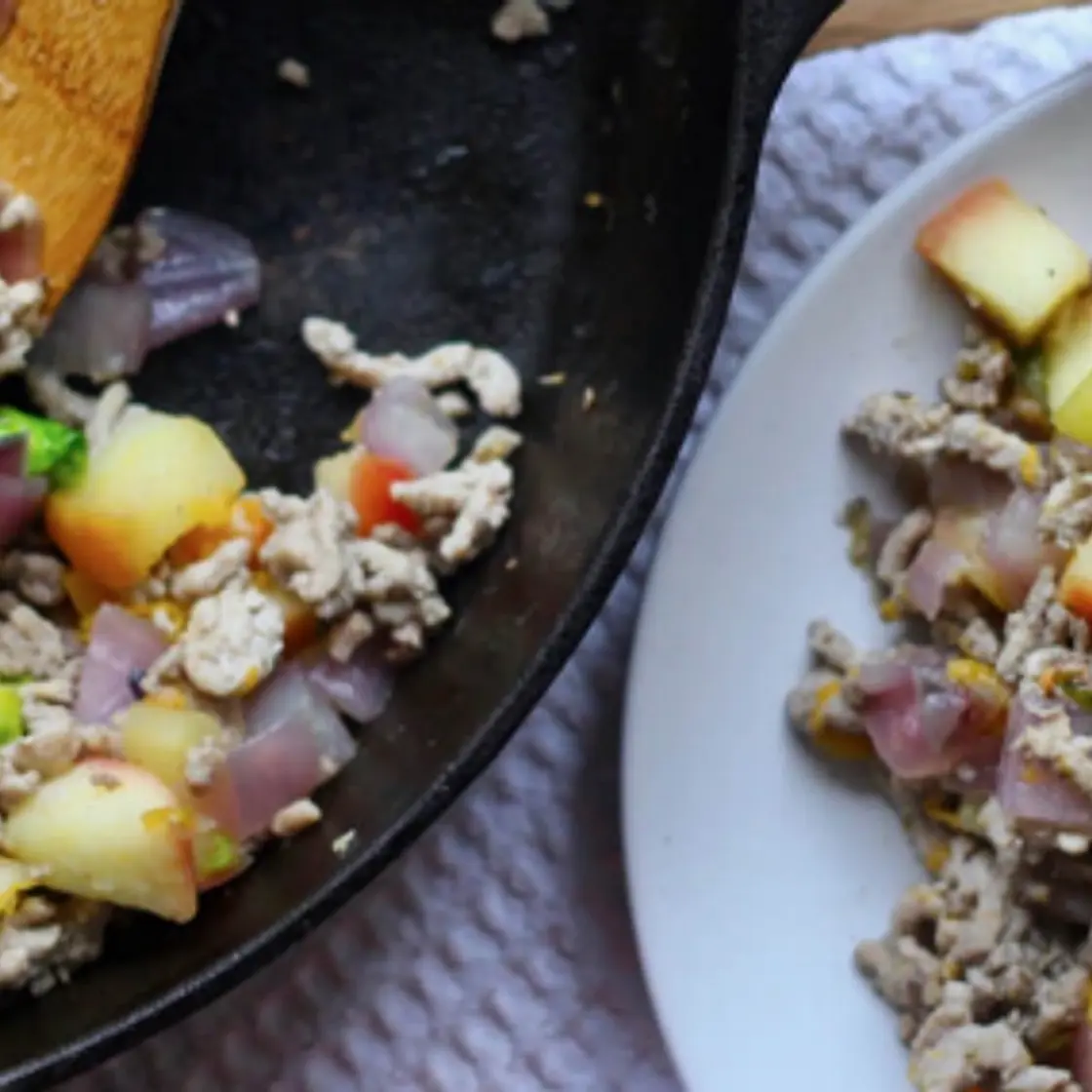 Turkey Apple Breakfast Hash