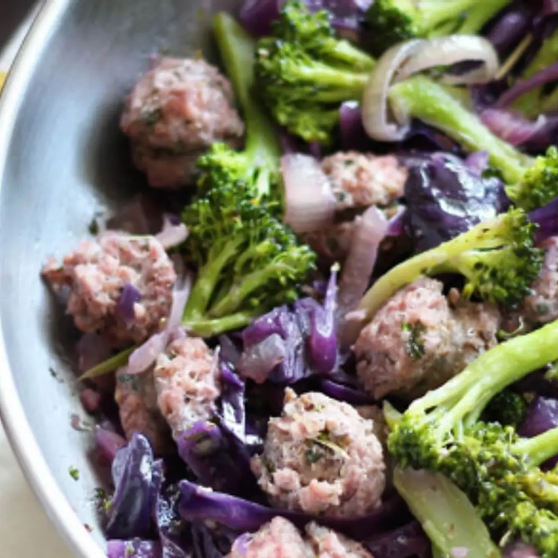 Sausage, Broccoli & Cabbage Stir Fry