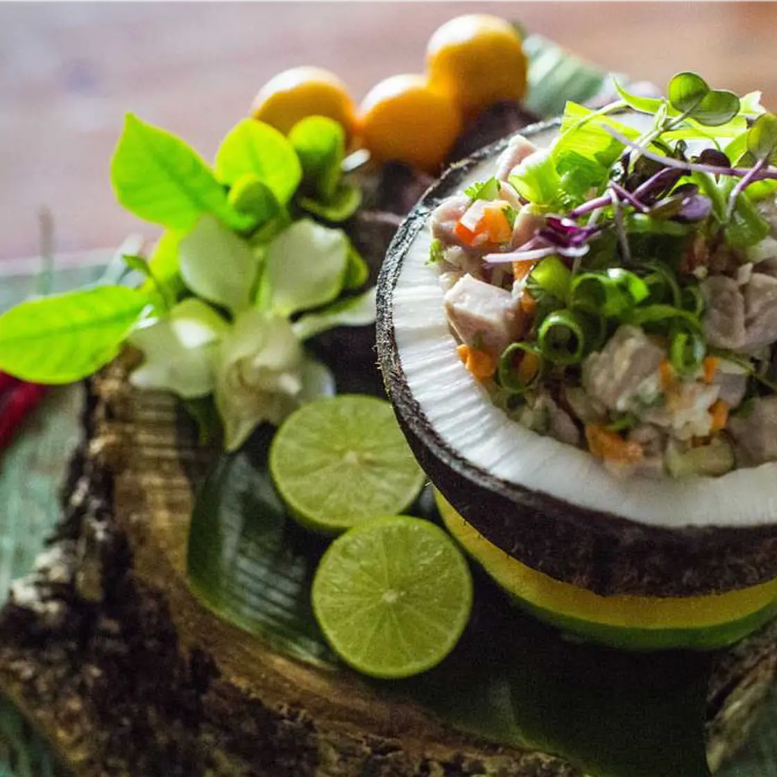 Ika Mata - Raw Fish with Coconut Cream