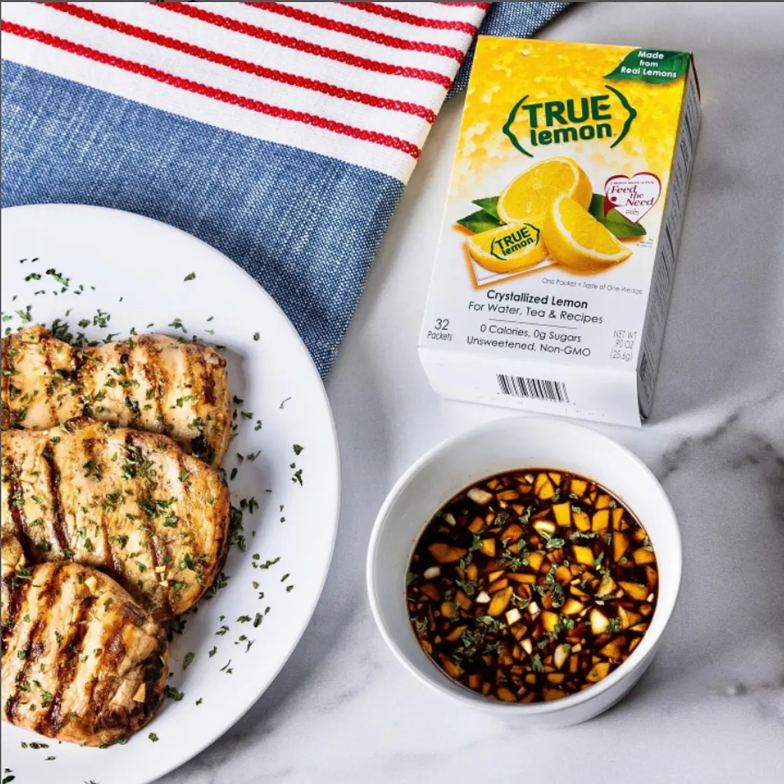 True Lemon Basil Grilled Chicken