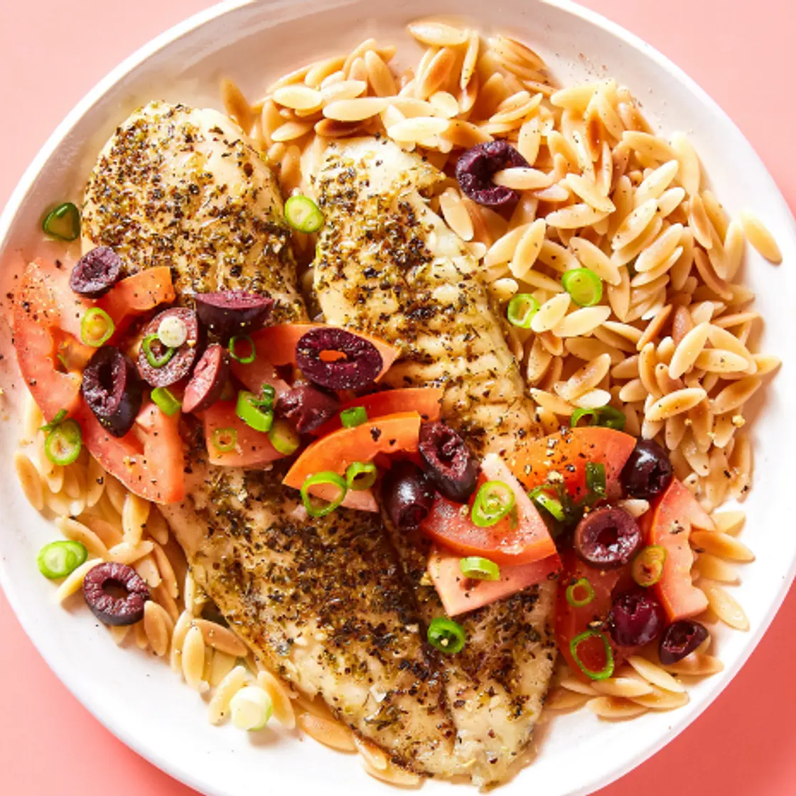 Brown Butter Za'atar Tilapia & Orzo
