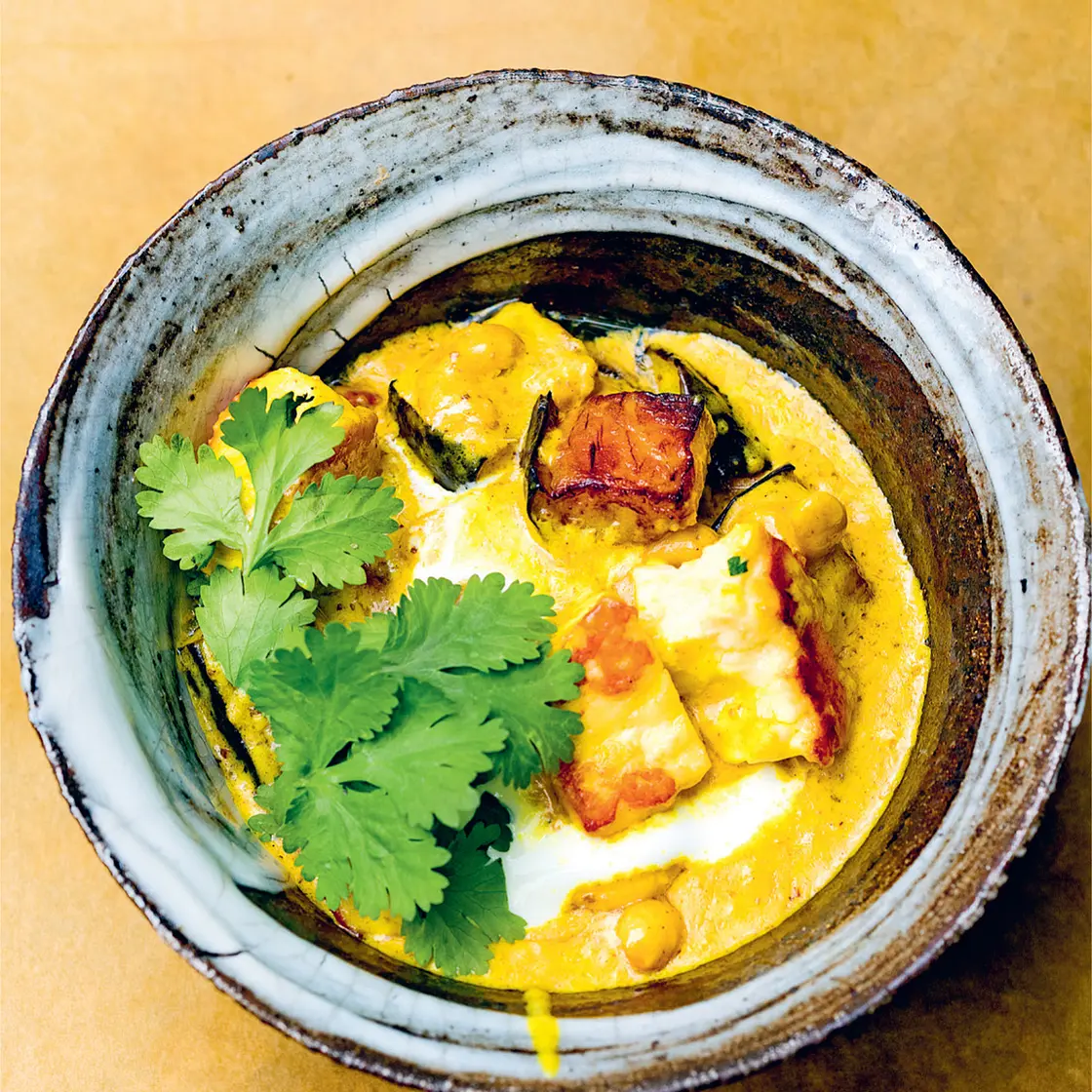 PANEER, AUBERGINE, CASHEWS