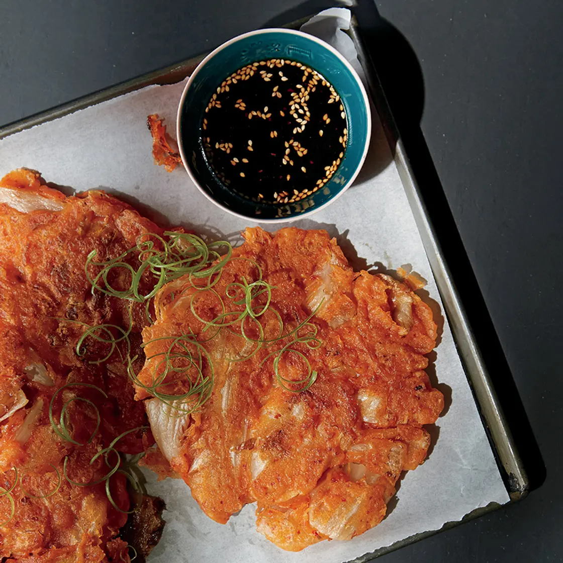 KIMCHI JEON
KIMCHI PANCAKES