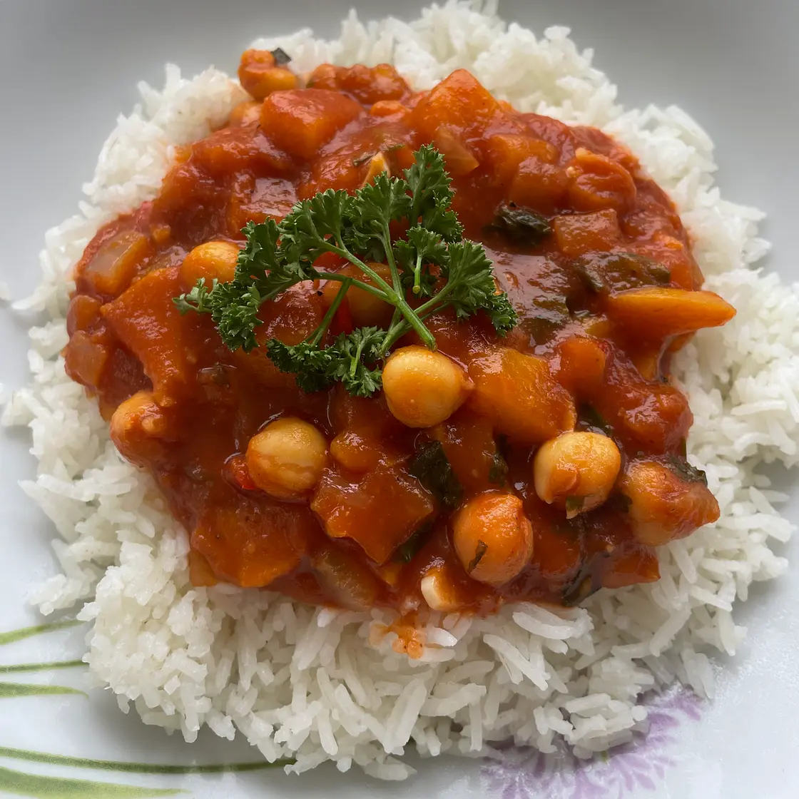Peach & Chickpea Curry, 61p [A Girl Called Jack]