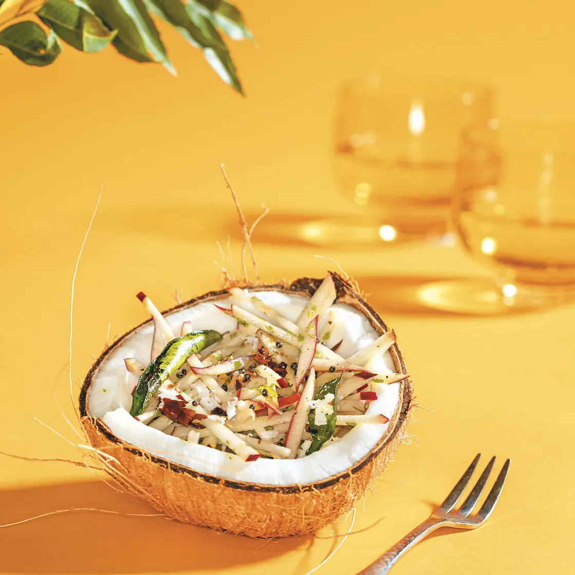 Red Chili & Mustard Seed Apple Slaw