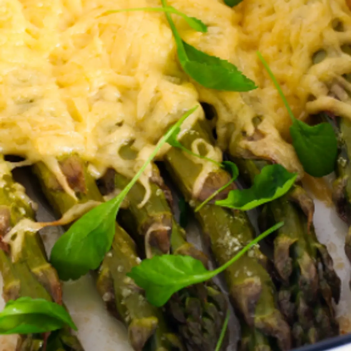 The Keto Guide - Cheesy Asparagus