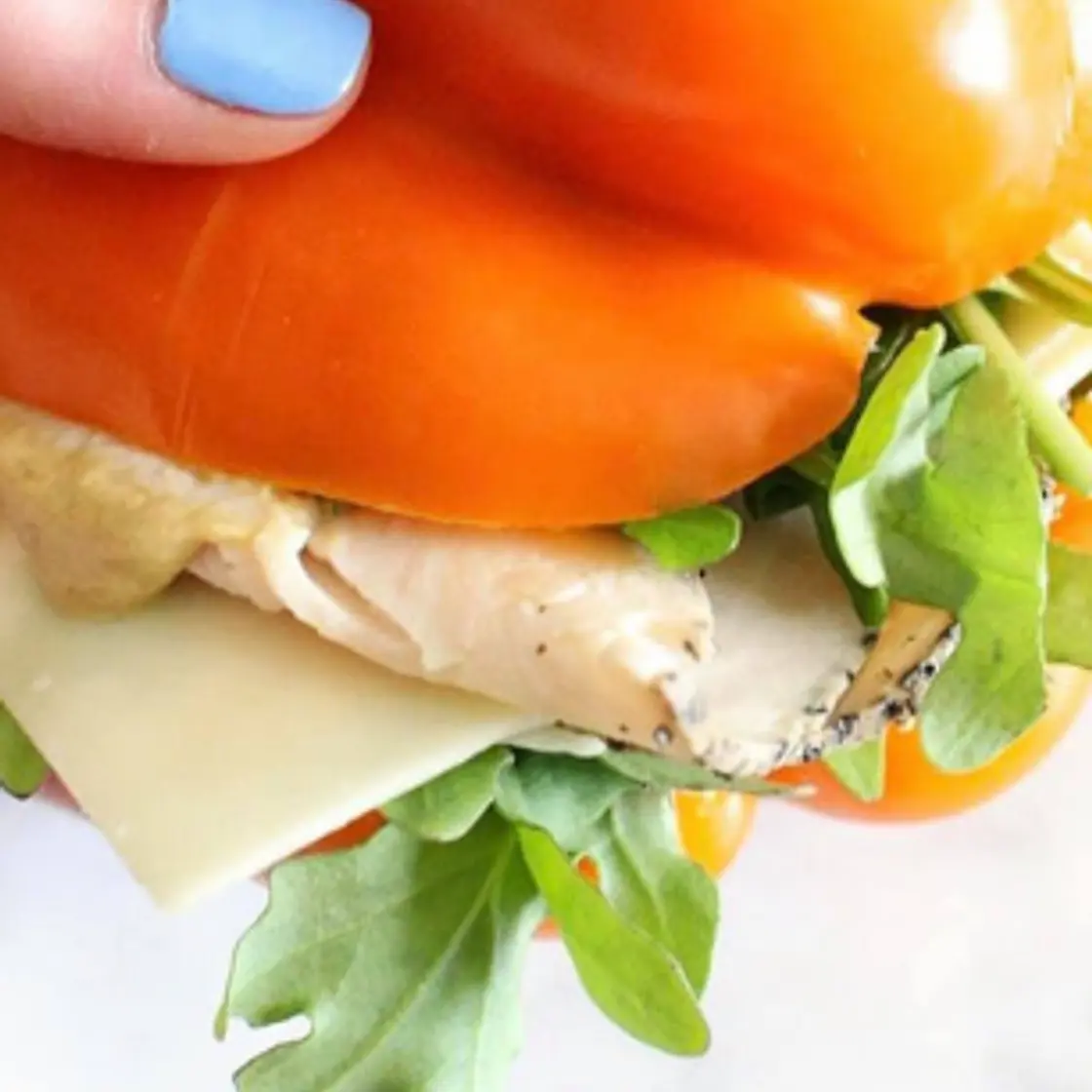 The Keto Guide - Bell Pepper Sandwich