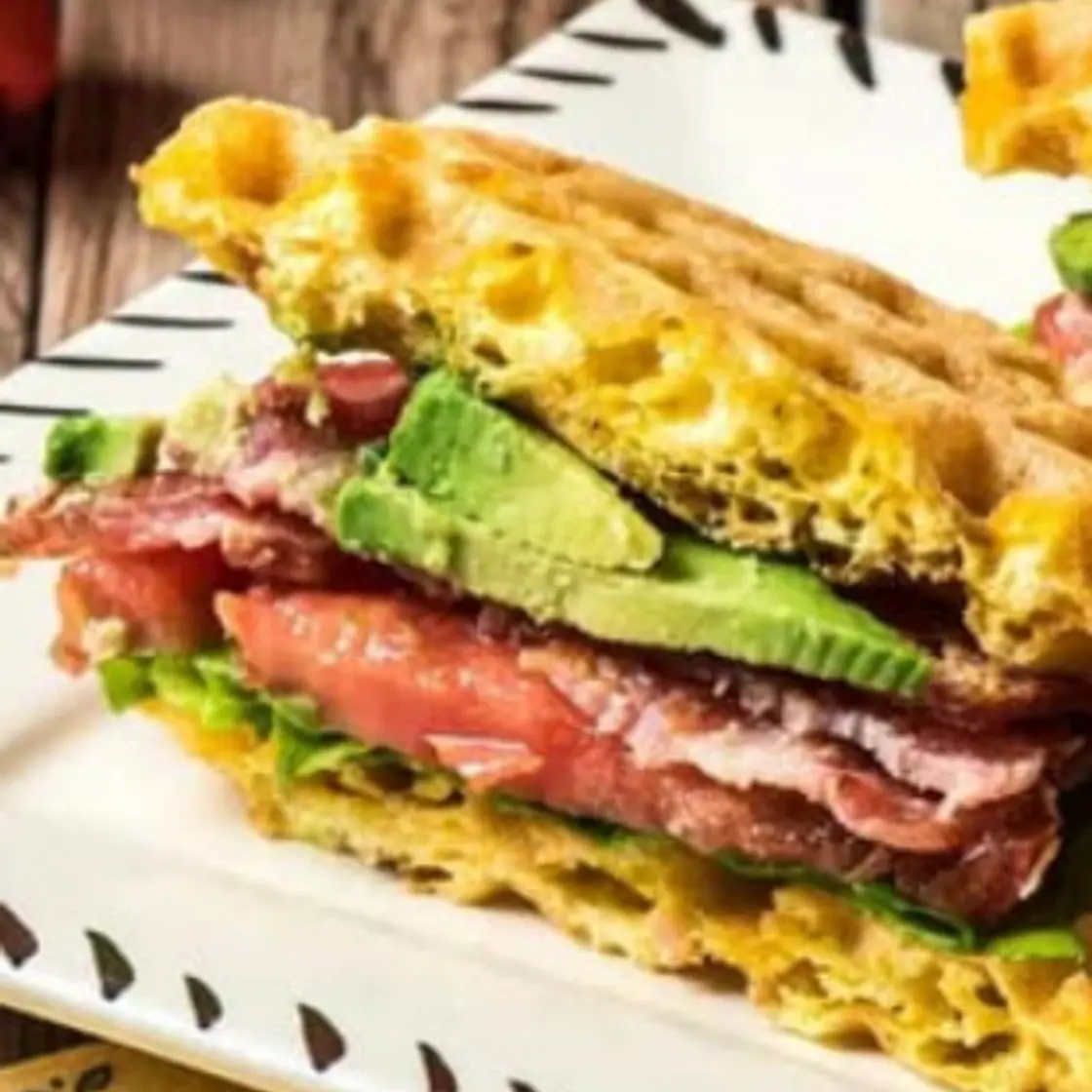 The Keto Guide - BLT Chaffle